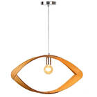 Lustre Pendente Em Madeira - 70cm - Eye
