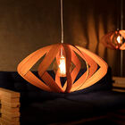 Lustre Pendente Em Madeira - 70cm - Eye