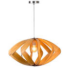 Lustre Pendente Em Madeira - 70cm - Eye