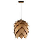 Lustre Pendente Em Madeira - Lupulo