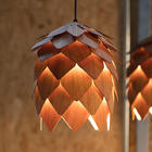 Lustre Pendente Em Madeira - Lupulo Grande