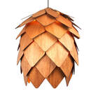 Lustre Pendente Em Madeira - Lupulo Grande Jequetiba