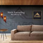 Lustre Pendente Em Madeira - Stick Ascending - Marrom