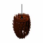 Lustre Pendente Em Madeira - Stick Desert - Marrom