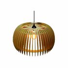 Lustre Pendente Em Madeira - Stick Fall - Marfim