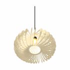 Lustre Pendente Em Madeira - Stick Hook - Marfim