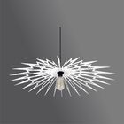 Lustre Pendente Em Madeira - Stick Lightning - Branco