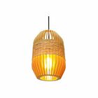 Lustre Pendente Em Madeira - Stick Mini Barrel - Marfim