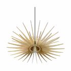 Lustre Pendente Em Madeira - Stick Octopus - Marfim