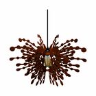 Lustre Pendente Em Madeira - Stick Splash - Marrom