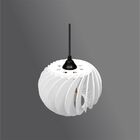 Lustre Pendente Em Madeira - Stick Turbine - Branco