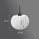 Lustre Pendente Em Madeira - Stick Turbine - Branco