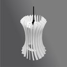 Lustre Pendente Em Madeira - Wind Vane - Branco