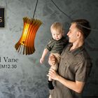 Lustre Pendente Em Madeira - Wind Vane - Marfim