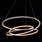 Lustre Pendente Espiral Branco Led 88w 3m Pe Direito Duplo St