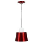 Lustre Pendente Florença De Alumínio Cereja