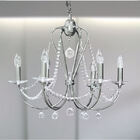 Lustre Pendente Gally 6 Braços Cristais T149-6 Golden Art