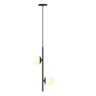 Lustre Pendente Globo 15 Jabuticaba Polônia Preto Fosco Bq