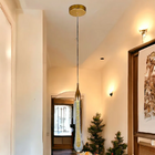 Lustre Pendente Gota Dourado