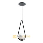 Lustre Pendente Gota Preto Esfera Globo Vidro