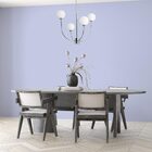 Lustre Pendente Grape Cromado E Branco Globo Para 4x G9 Starl