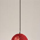 Lustre Pendente Grape Vine Pelegrin Pel-074 Vime Vermelho