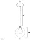 Lustre Pendente Harmony Bolinha New Cobre