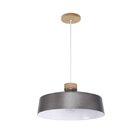 Lustre Pendente Industrial Alumínio 45,5cm Vibrance Made Bran