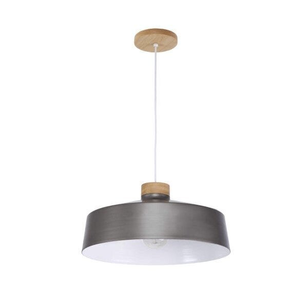 Lustre Pendente Industrial Alumínio 45,5cm Vibrance Made Bran