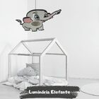 Lustre Pendente Infantil Elefante - Quarto Bebê