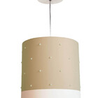 Lustre Pendente Infantil Pérolas - 25x25 Cáqui