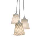 Lustre Pendente Infantil Quarto Tons De Cinza E Branco Bivolt