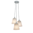 Lustre Pendente Infantil Quarto Tons De Cinza E Branco Bivolt