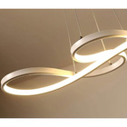 Lustre Pendente Led 3 Em 1 Arco Infinito Perfil Decoraçao Rec