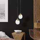 Lustre Pendente Led 5w 3000k Bronze Icy 15cm Moderno Bivolt