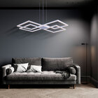 Lustre Pendente Led 96w Design Moderno Quarto Sala Bivolt Bra