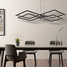 Lustre Pendente Led 96w Design Moderno Quarto Sala Bivolt Pre