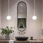 Lustre Pendente Led Globo Vidro Jabuticaba Stuttgart Escovado