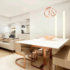 Lustre Pendente Led Moderno Design Atual  Luxo 50w Luz Ilumin