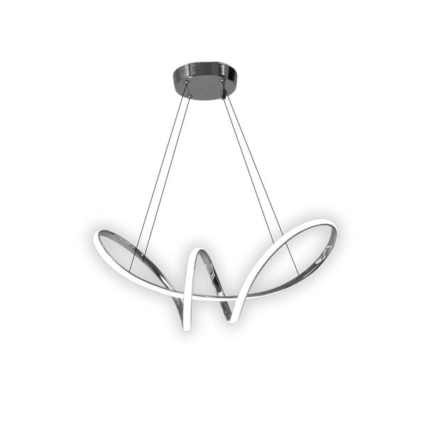 Lustre Pendente Loop De Led 45w Design Moderno 3 Em 1 Bivolt