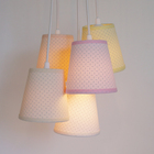 Lustre Pendente Luminária  Arabescos Tecidos Soft Colors Bivo