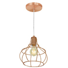 Lustre Pendente Luminária Aladim Aramado Cobre