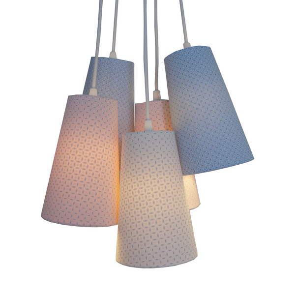 Lustre Pendente Luminária Arabesco Soft Colors Bivolt