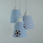 Lustre Pendente Luminária Bebê Bola De Futebol Bivolt