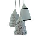 Lustre Pendente Luminária Bebê Nuvens Preto E Branco Bivolt