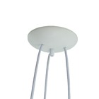 Lustre Pendente Luminária Bicicleta Azul Marinho E Branco Biv