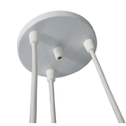 Lustre Pendente Luminária Chevron Cinza E Rosa