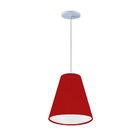 Lustre Pendente Luminária Cone 30/13x25 Varias Cores Md8040 -