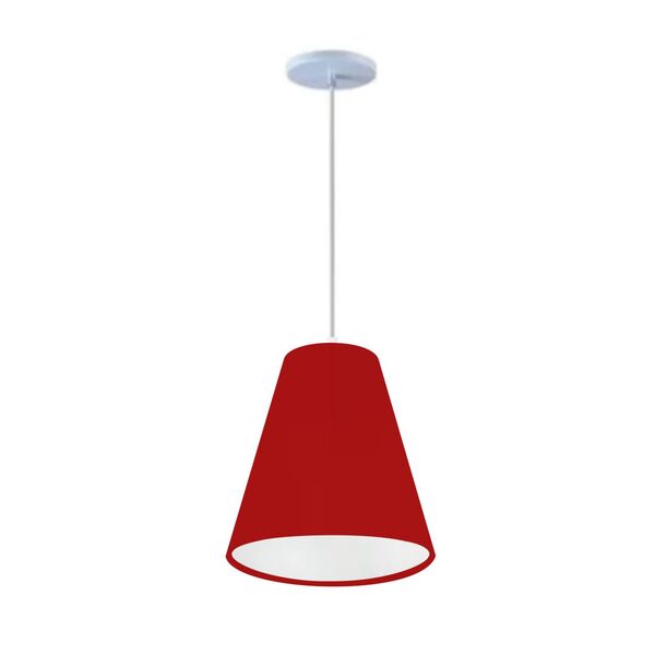 Lustre Pendente Luminária Cone 30/13x25 Varias Cores Md8040 -