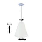 Lustre Pendente Luminária Cone 30/13x25 Varias Cores Md8040 -